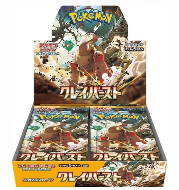 POKEMON TCG SCARLET & VIOLET CLAY BURST SV2D BOOSTER BOX - JAPANESE - FACTORY SEALED - Shadow TCG