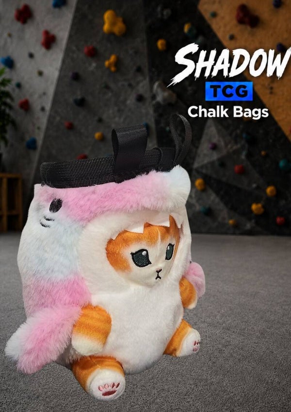 Mofusand Ginger Rainbow Shark Cat Inspired Chalk Bag