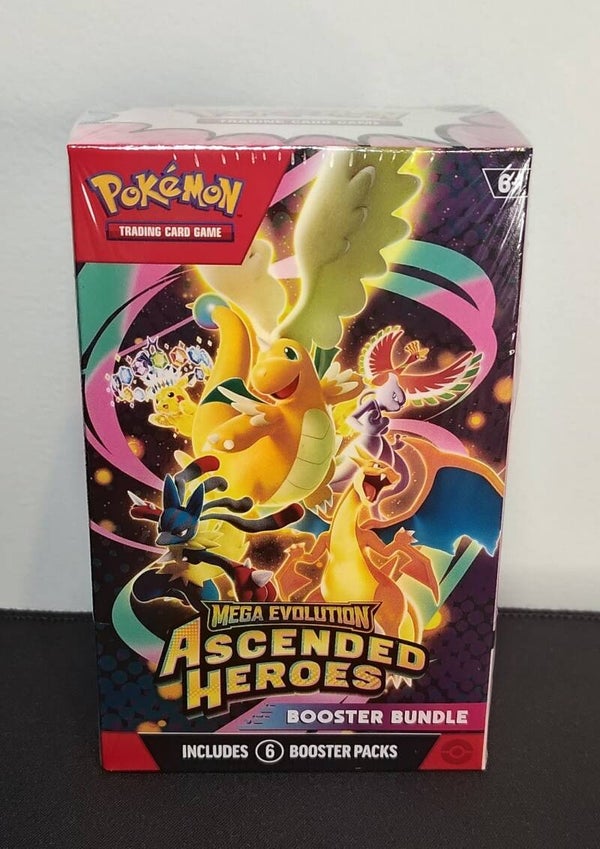 POKEMON TCG MEGA EVOLUTION ASCENDED HEROES BOOSTER BUNDLE - 6 BOOSTER PACKS - FACTORY SEALED - Shadow TCG