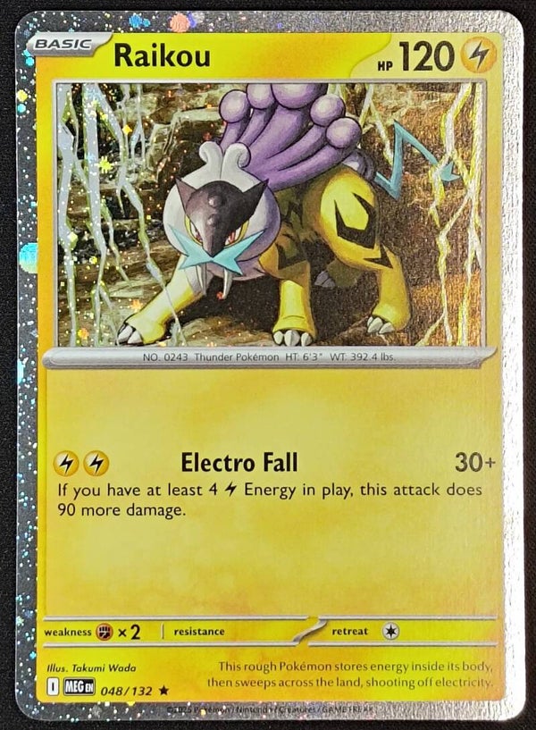 RAIKOU 2025 POKEMON MEGA EVOLUTION #048/132 - REVERSE HOLO - Shadow TCG