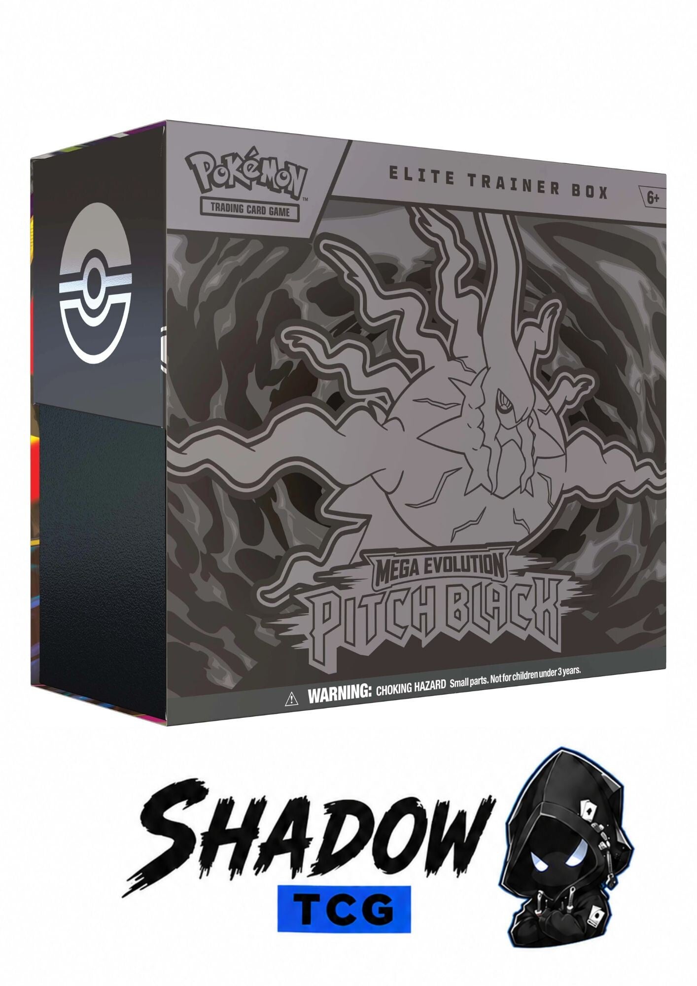 Pokémon Mega Evolution Pitch Black Elite Trainer Box - ME05: Pitch Black (PBL) - Shadow TCG