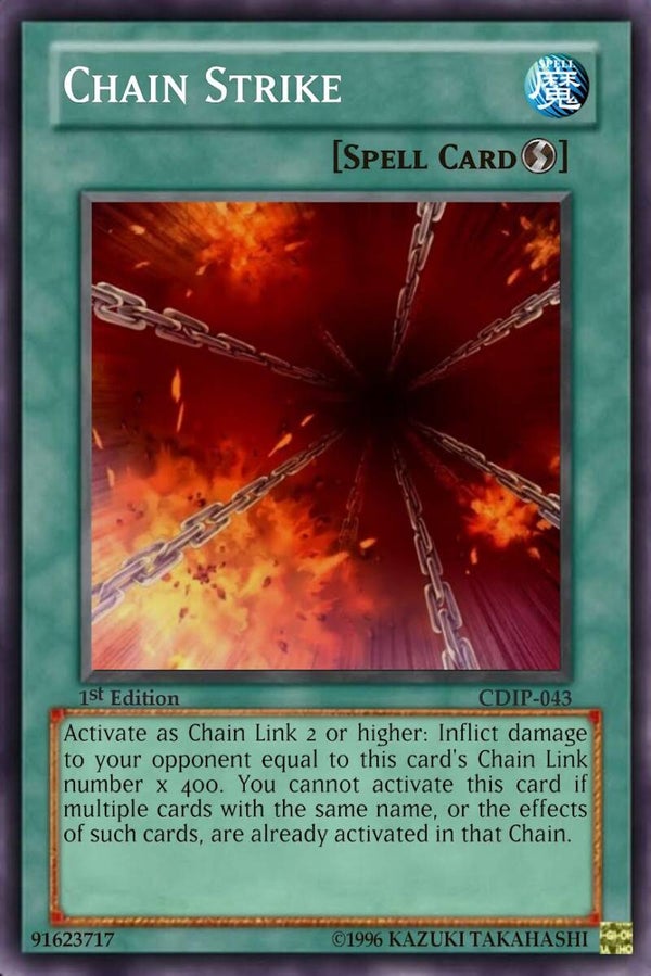 Edison Chain-Burn – Variante 2