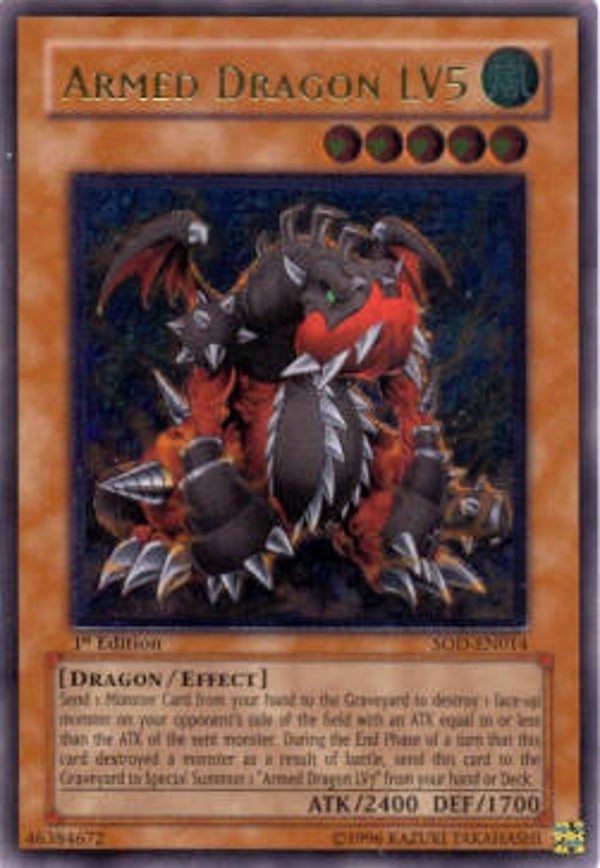 5 Bewaffneter Drache LV5 (V.2 - Ultimate Rare)