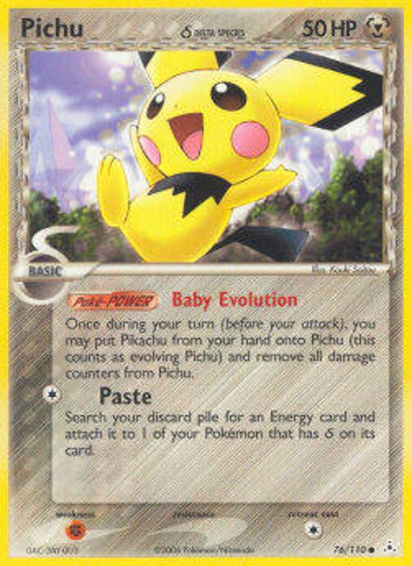 p140 Pichu δ Delta Species (HP 76)