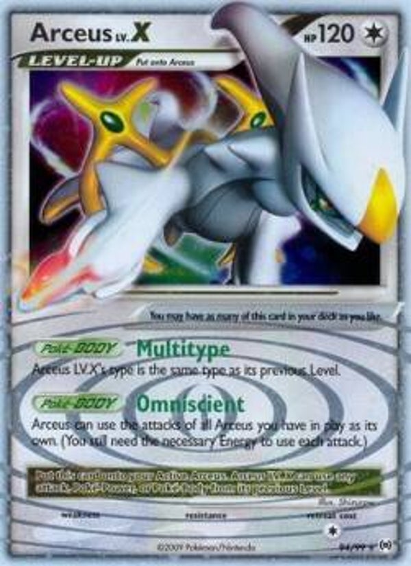 p29 Arceus LV.X (AR 94)
