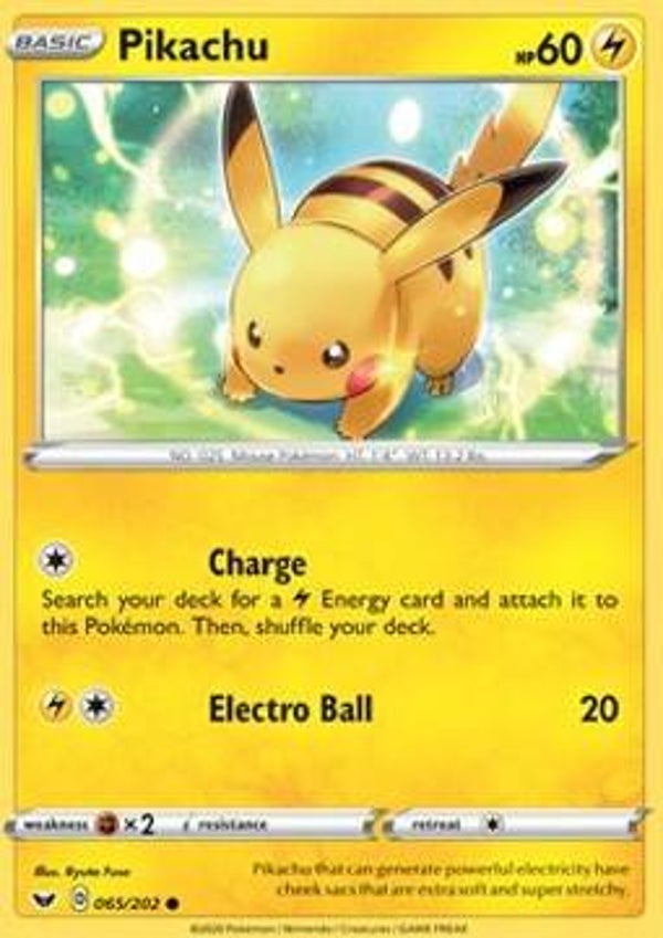 p125 Pikachu (SSH 65) Reserve Holo