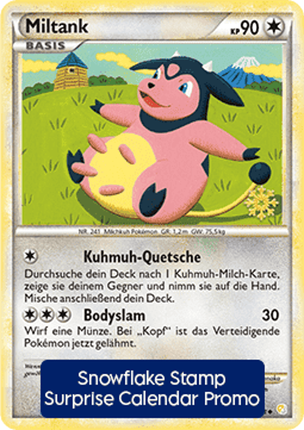 p79 Miltank (HS 47) Snowflake Stamp