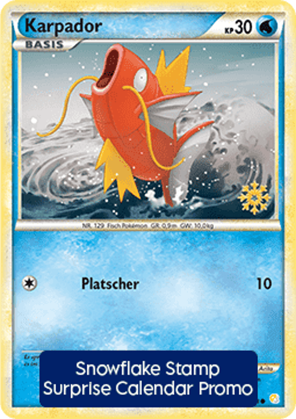 p74 Magikarp (HS 72) Snowflake Stamp