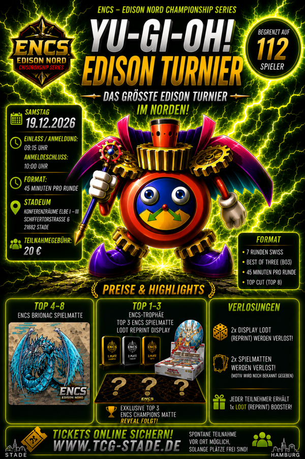 Yu-Gi-Oh! Edison Nord Championship Series – Stade – 19.12.2026