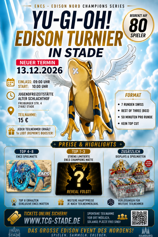 Yu-Gi-Oh! Edison Nord Championship Series – Stade – 13.12.2026