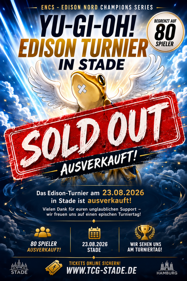 Yu-Gi-Oh! Edison Nord Championship Series – Stade – 23.08.2026