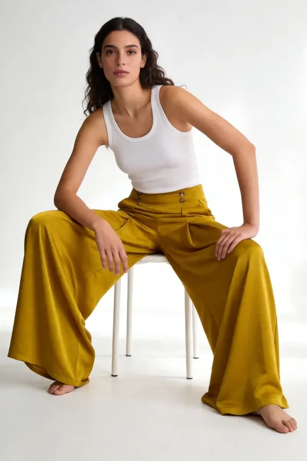 PANTALON CANNES SATIN