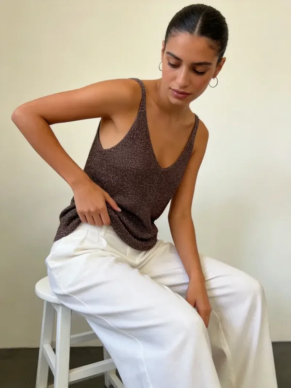 TOP ESTELA BRILLO