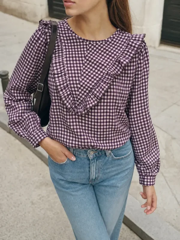 BLUSA TEEN CUADROS