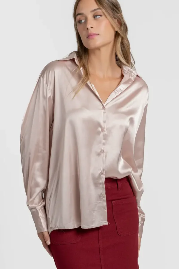 BLUSA SATINADA