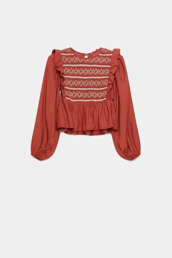 BLUSA TEEN BORDADOS