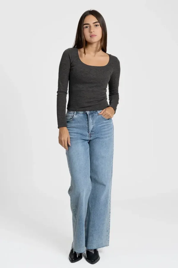 JEANS WIDE LEG