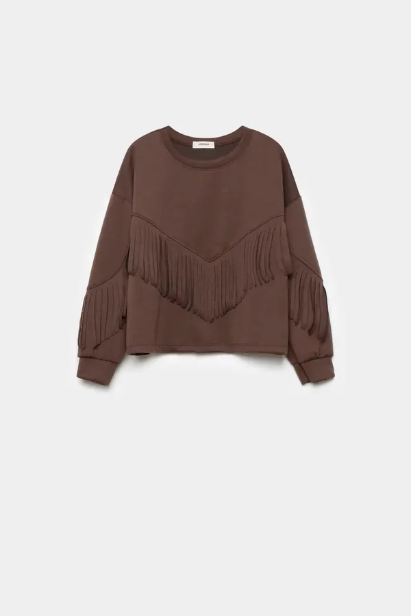SUDADERA FLECOS