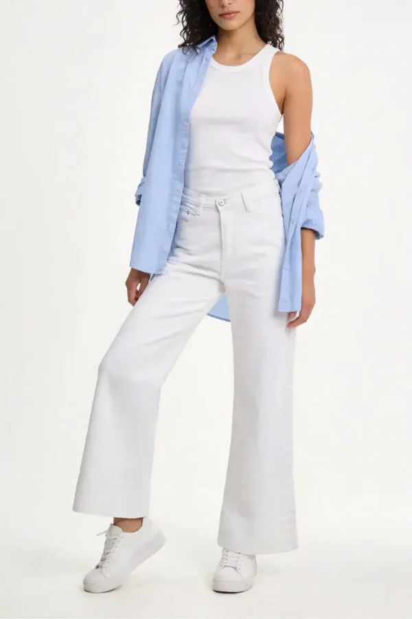 JEANS BLANCHE CULOTTE