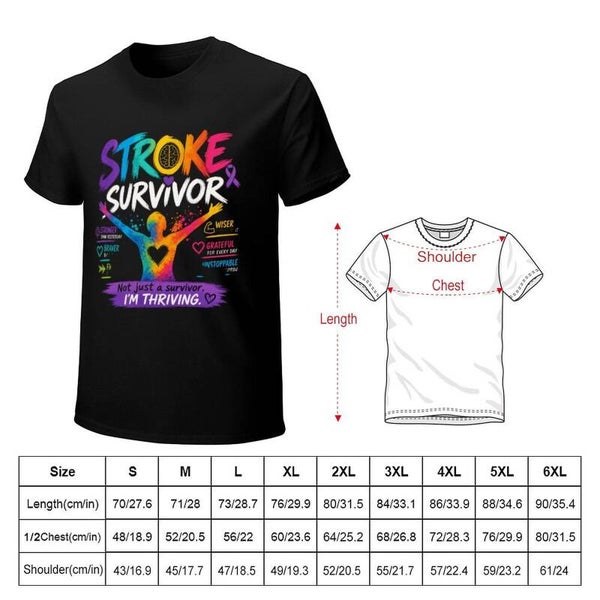 Stroke Survivor Tshirt Black