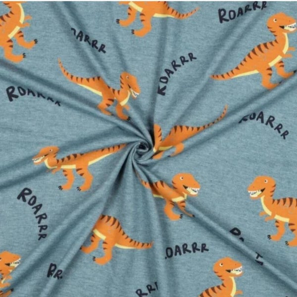 Baumwolljersey Dinosaurier Roarrr