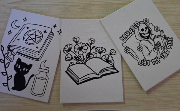 Paint your own bookish canvas