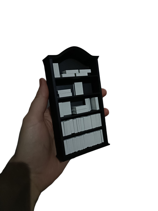 Mini bookshelf mini book anxiety reading tracker