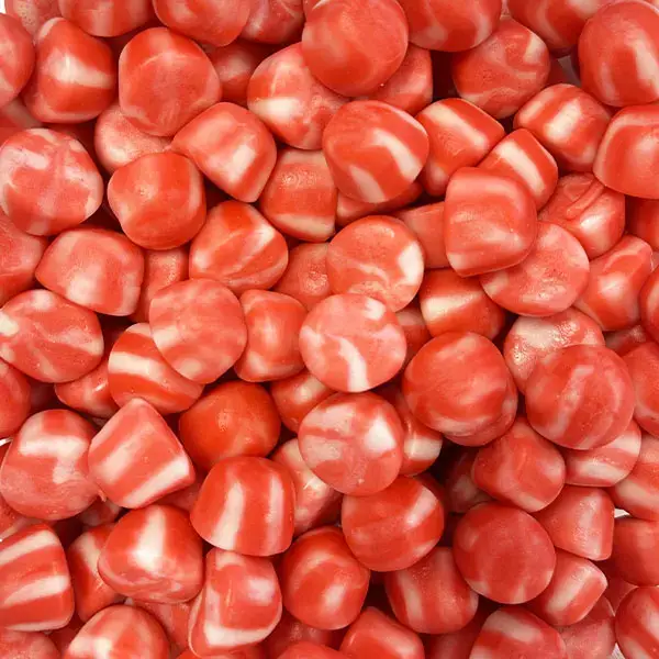 (10) Dulceplus Bisou Twist Rouge par 100 G