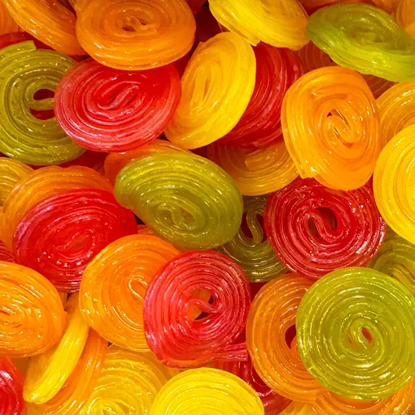 (12) Haribo Rotella Fruit par 100 G