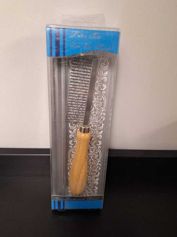 Kam houten handvat normaal of grof getand
