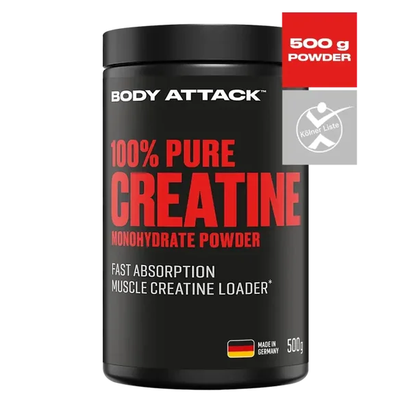 Body Attack 100 % Pure Creatine (300g/500g)