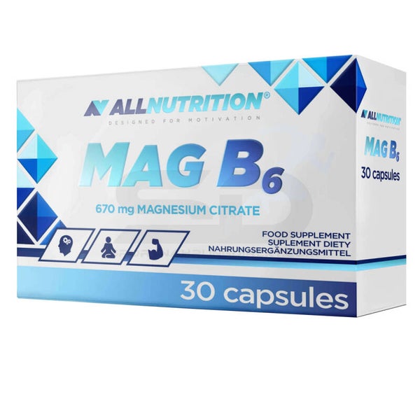 ALLNUTRITION MAGNESIUM + B6 (30 Kapseln)