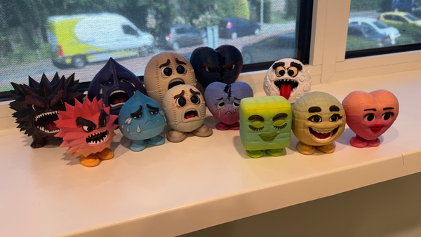 12 Gevoelens & Emotie-figuren - GEKLEURD
