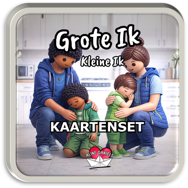 Kaartenset voor bij GROTE IK - KLEINE IK