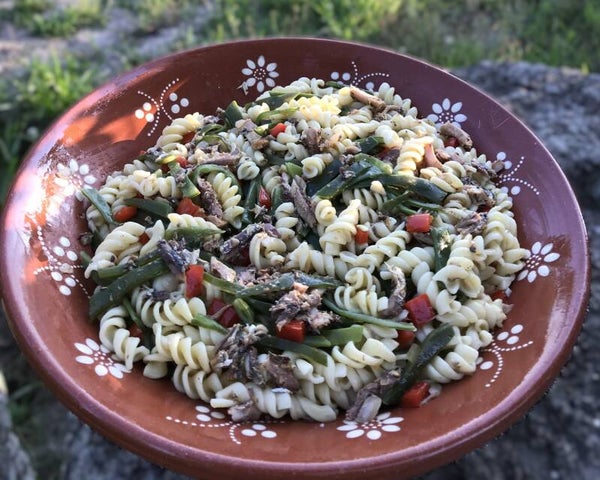 Sardientjes met pasta