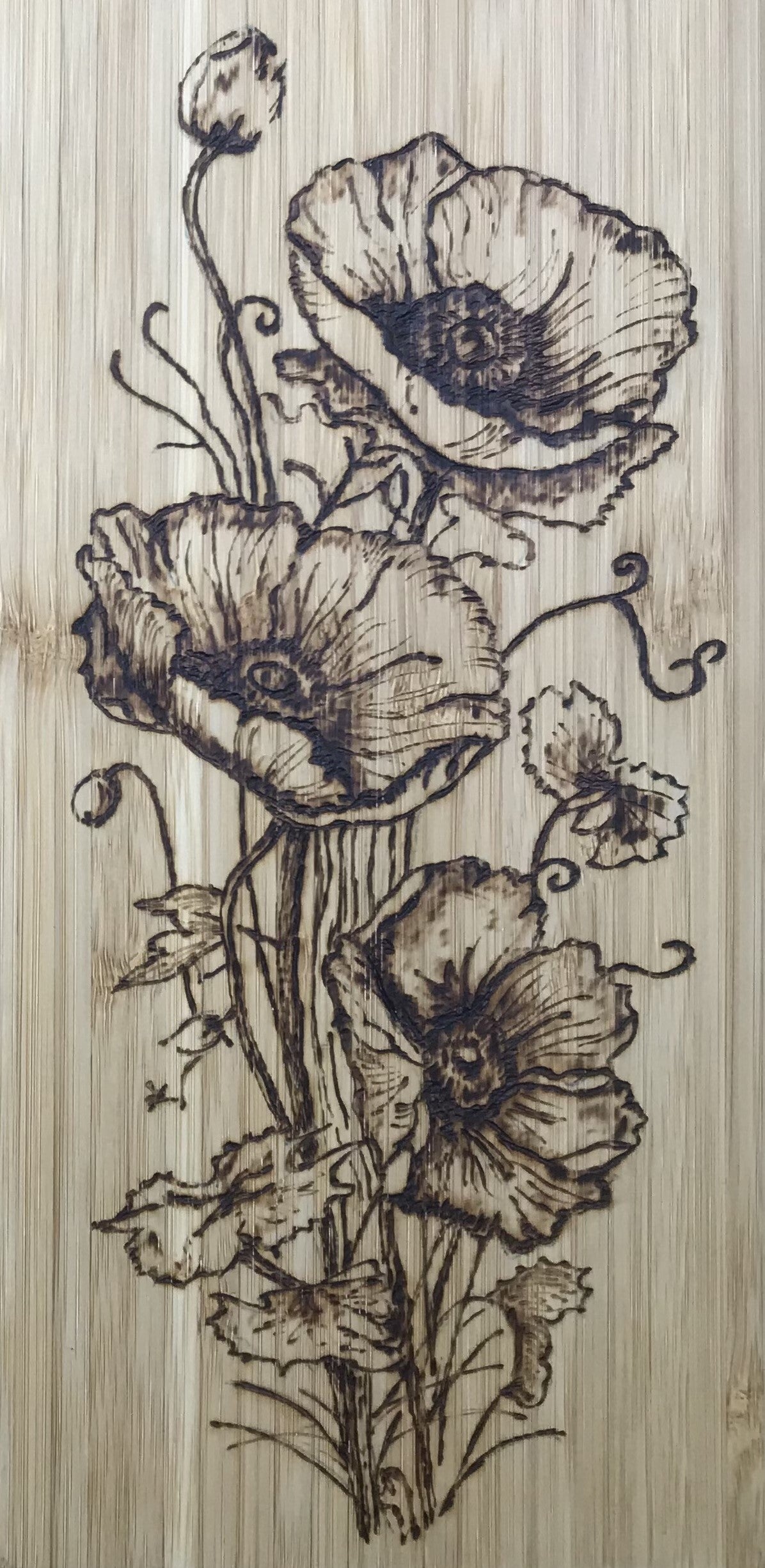 Borrelplank Klaproos