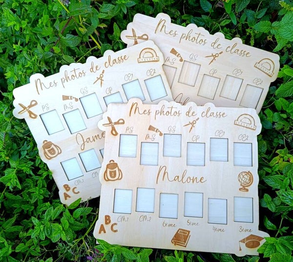Cadre photo pour photos de classe