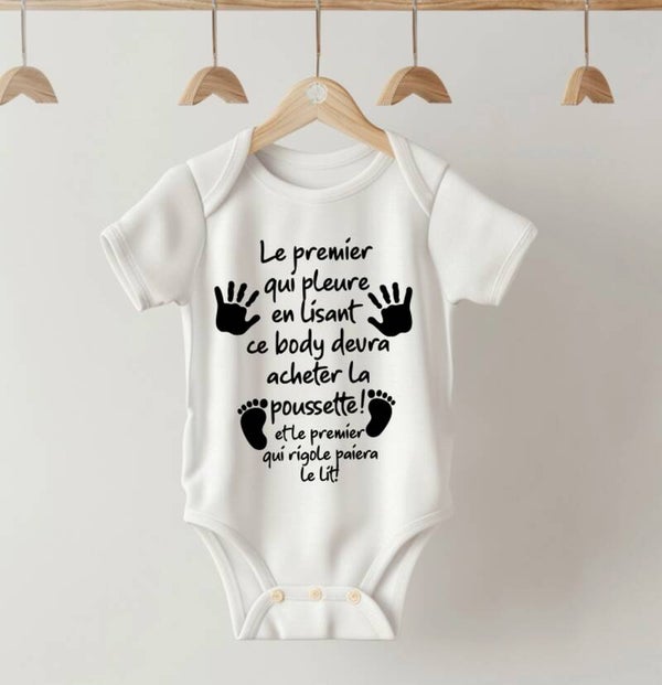 Body bébé annonce de grossesse