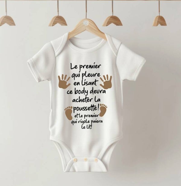 Body bébé annonce de grossesse