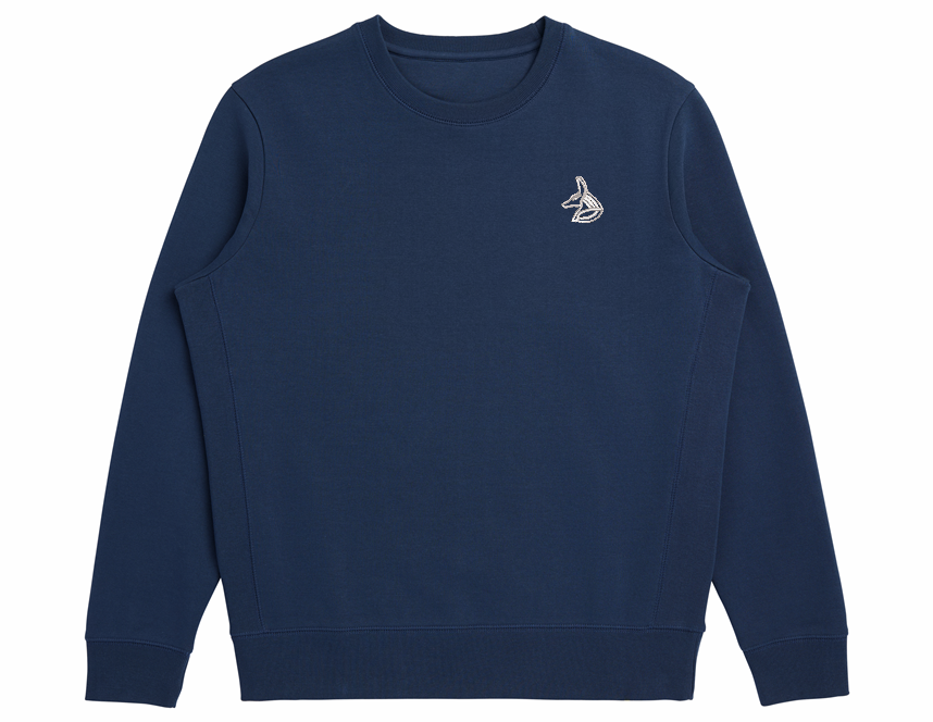 Ra's Deep Sea Organic Cotton Crewneck Sweatshirt