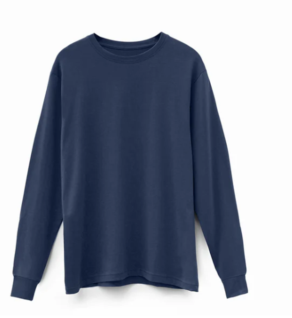 Ra's Deep Sea Supima® 100% Cotton 13oz Long Sleeve T-Shirt