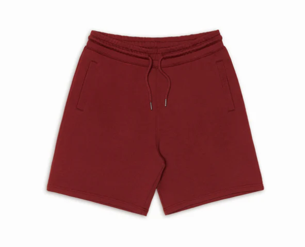 Chariot Crimson Organic Cotton Sweatshorts