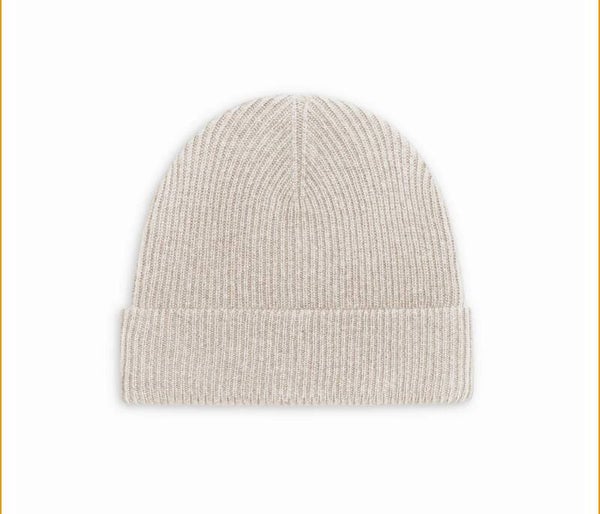 Cashmere/Merino Wool Beanie Oat