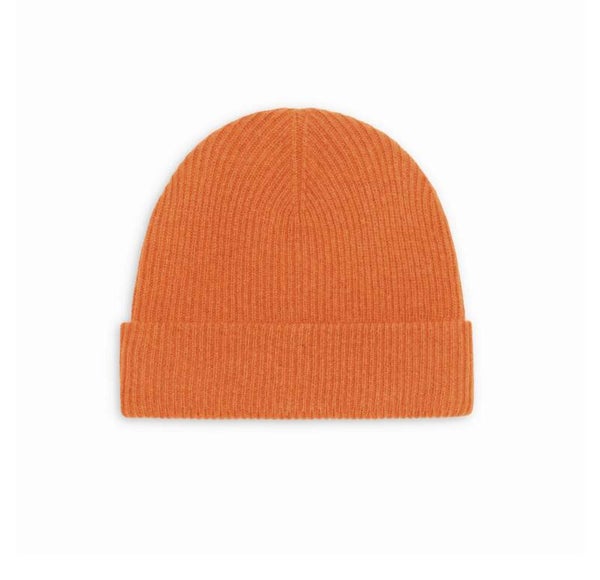 Cashmere/Merino Wool Beanie Persimmon