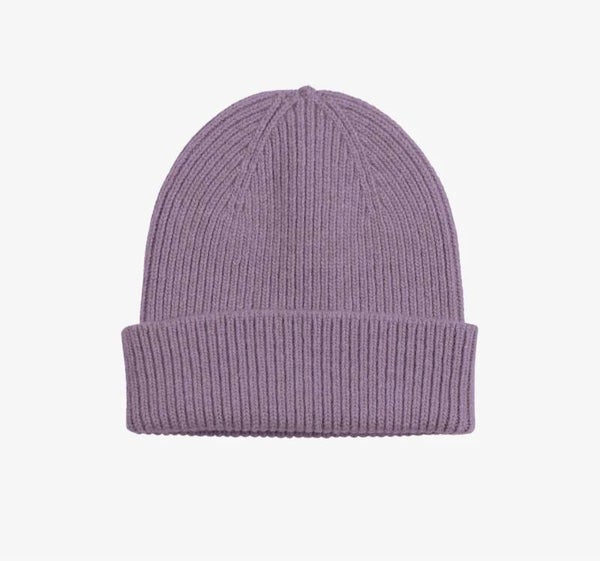 Merino Wool Beanie Purple Haze
