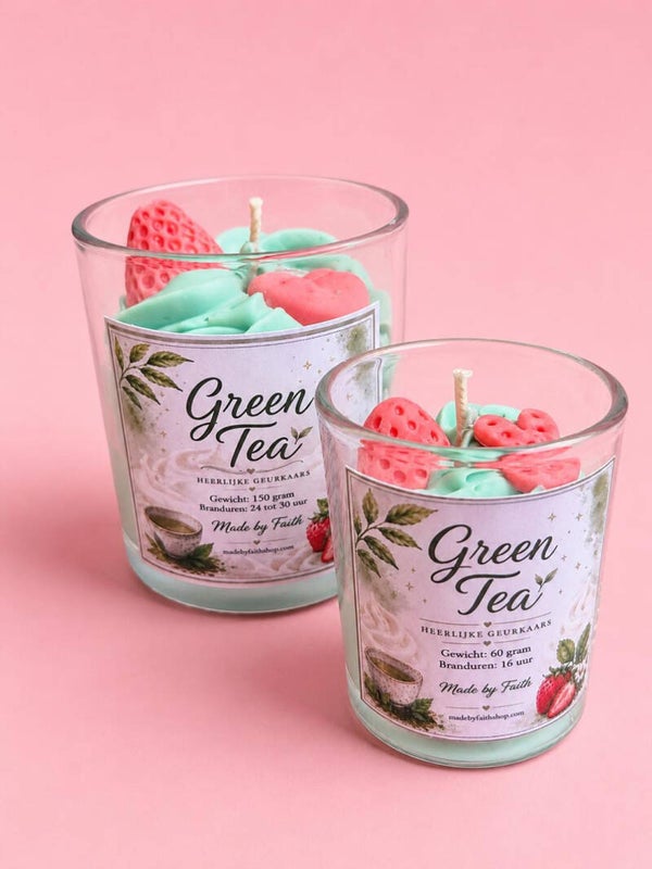groene the whipped wax kaars