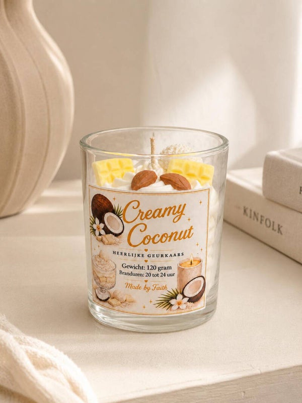 creamy coconut whipped wax geurkaars