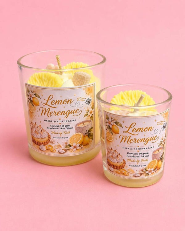 lemon merengue whipped wax kaars