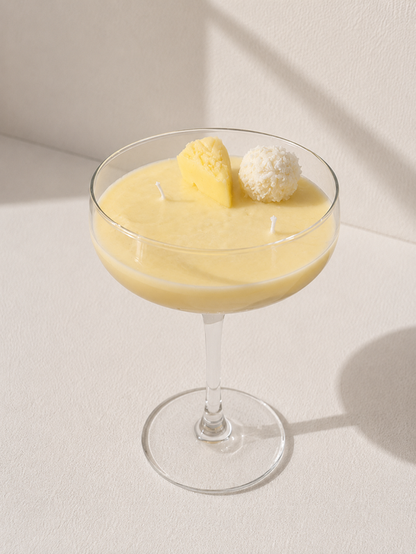 pina colada martini cocktail kaars
