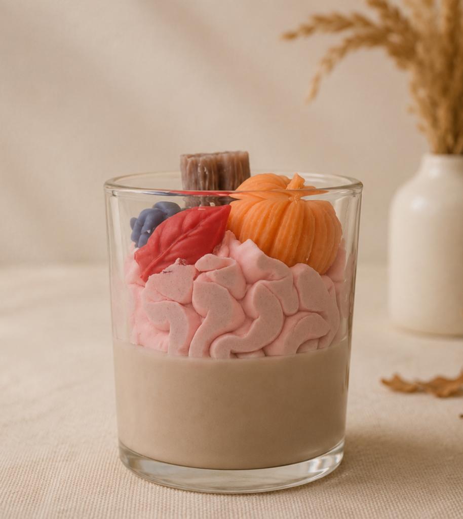whipped wax herfst kaars sweet pumpkin geur